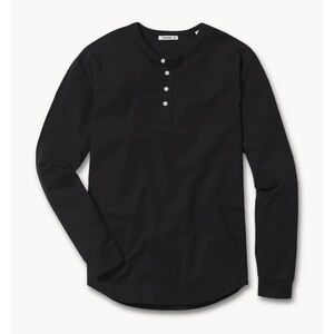 Buck Mason men’s black long sleeve shirt